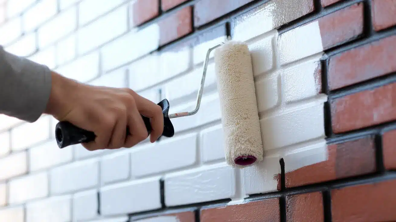 how to paint brick
