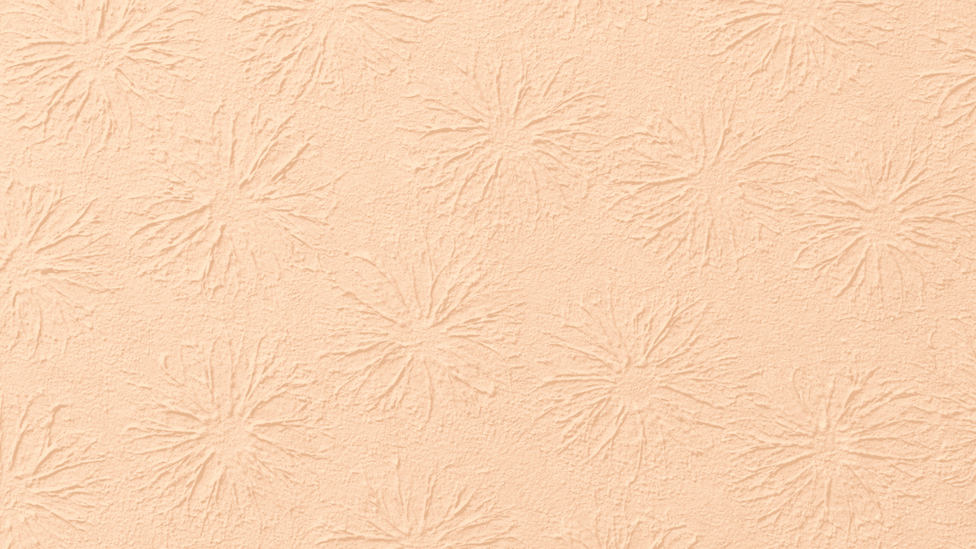 Close-up of beige rosebud drywall texture with repeating floral patterns, matte finish, and soft lighting highlighting surface detail