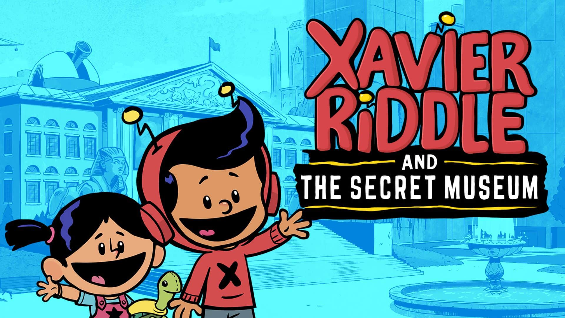 Xavier Riddle and the Secret Museum cartoon characters exploring history, one of the best educational shows for kids teaching famous figures and life lessons.