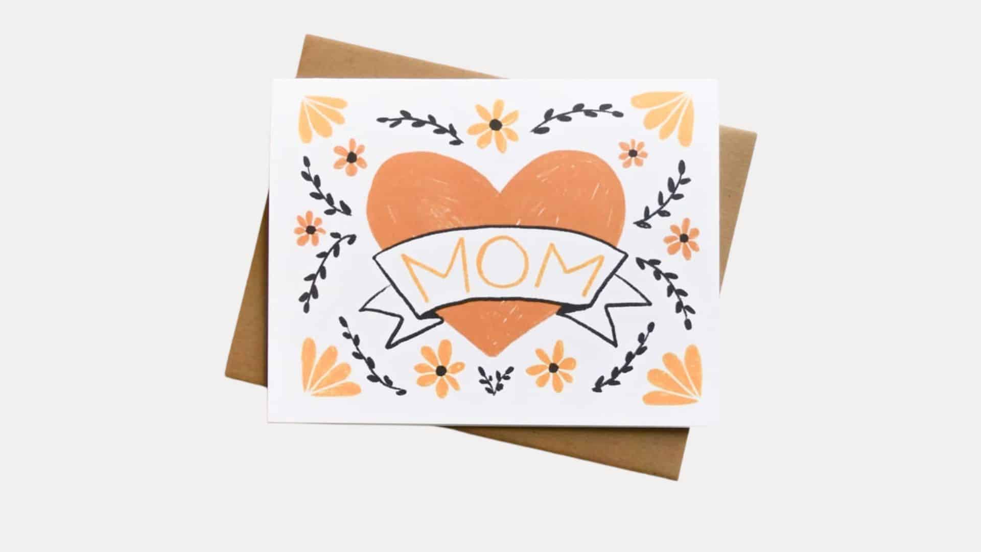 classic heart with message