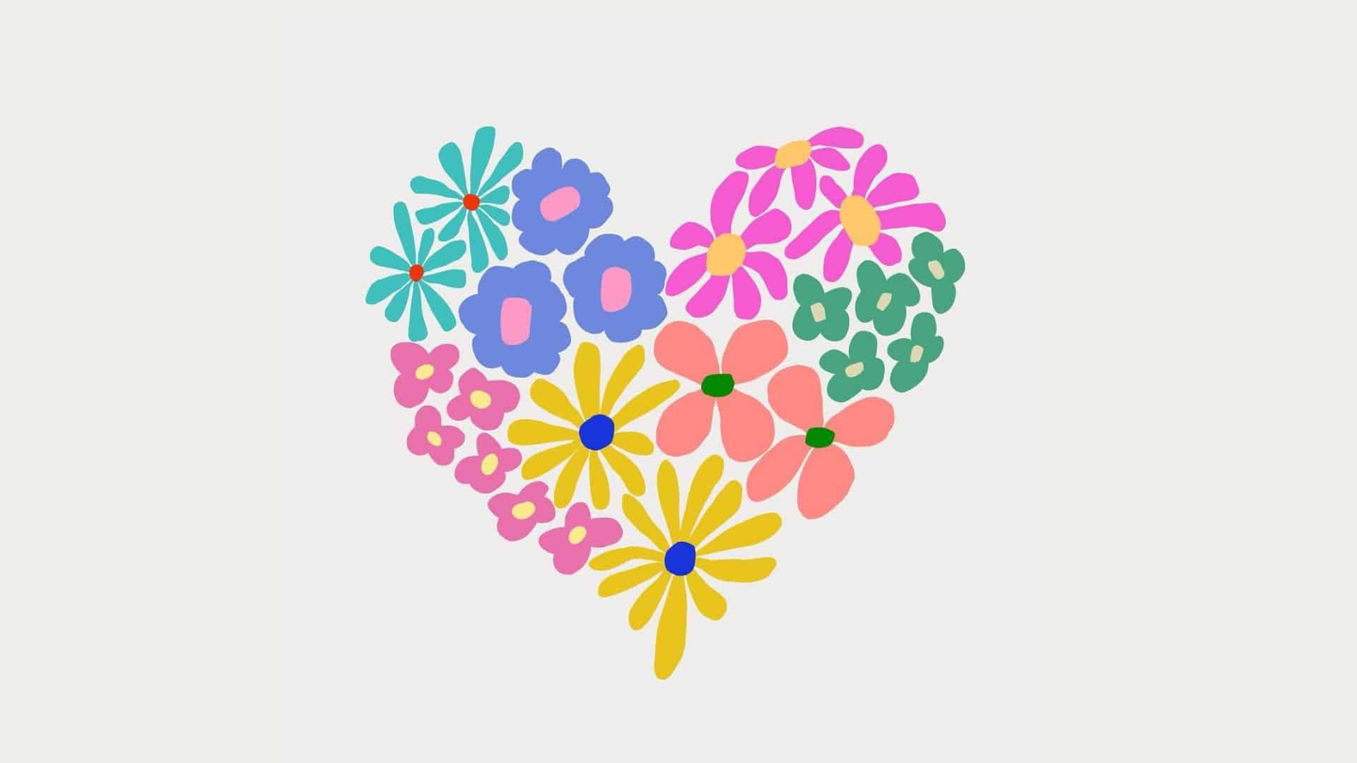 heart bouquet or heart wreath