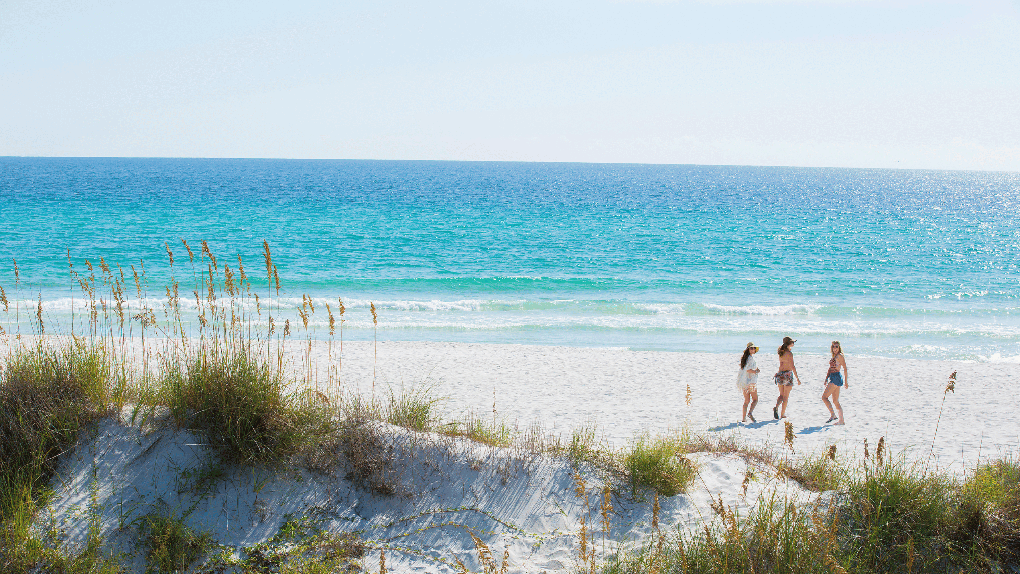 Oceanfront view of Panama City Beach in Florida