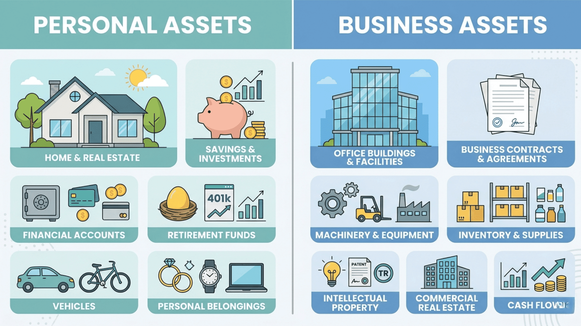 business estate vs personal estate