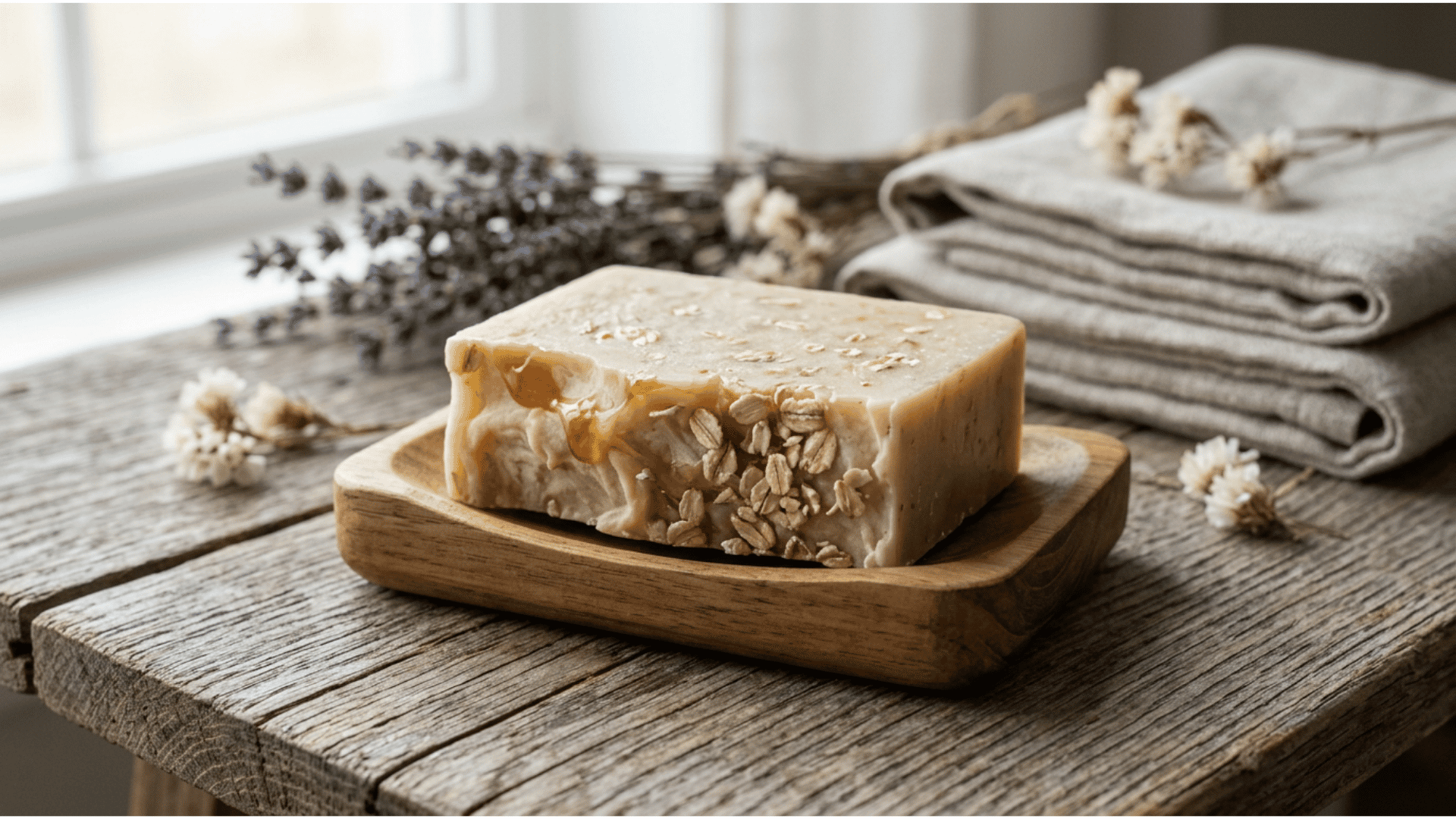 Handmade goat milk and honey