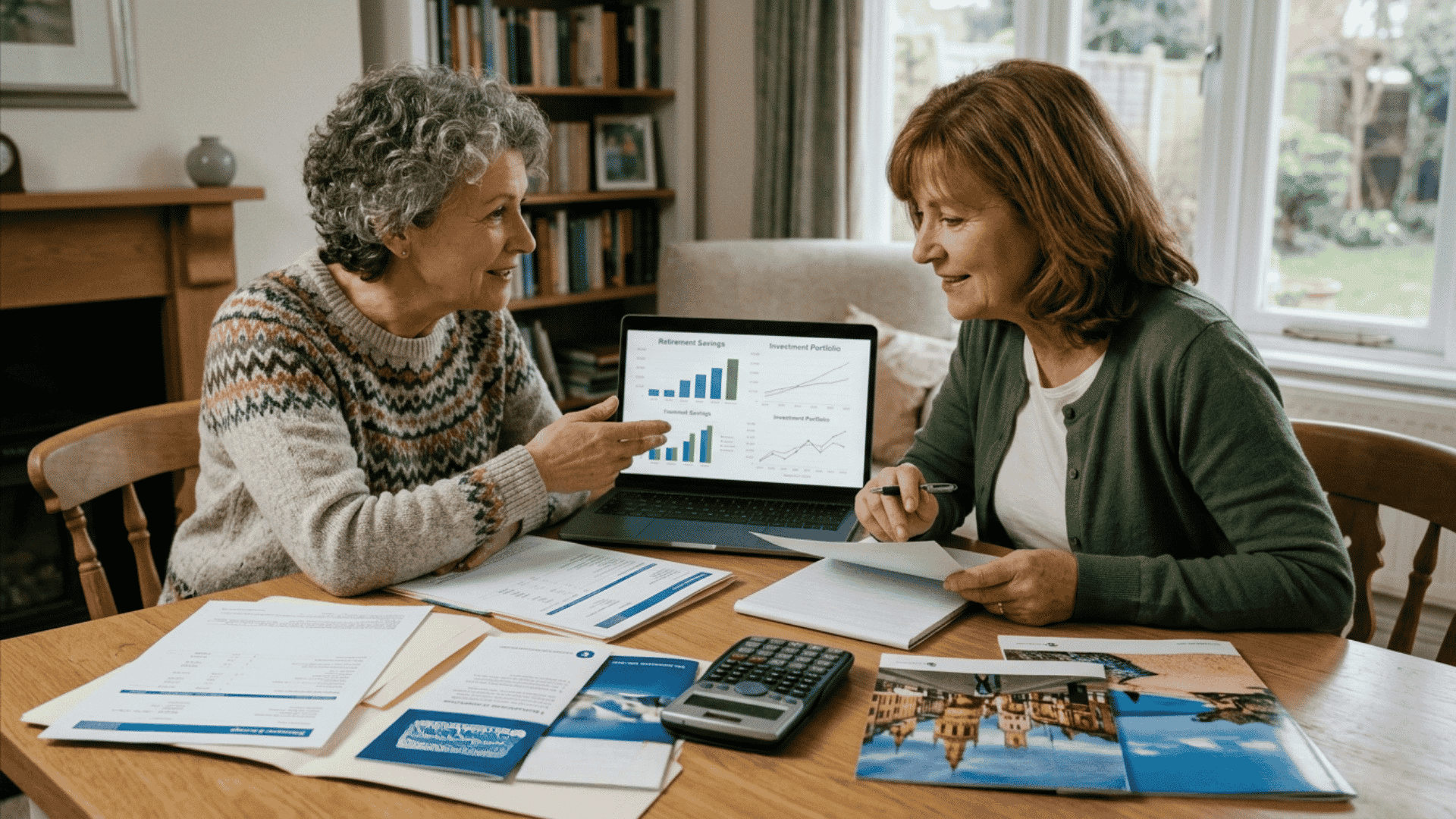women planning retirement