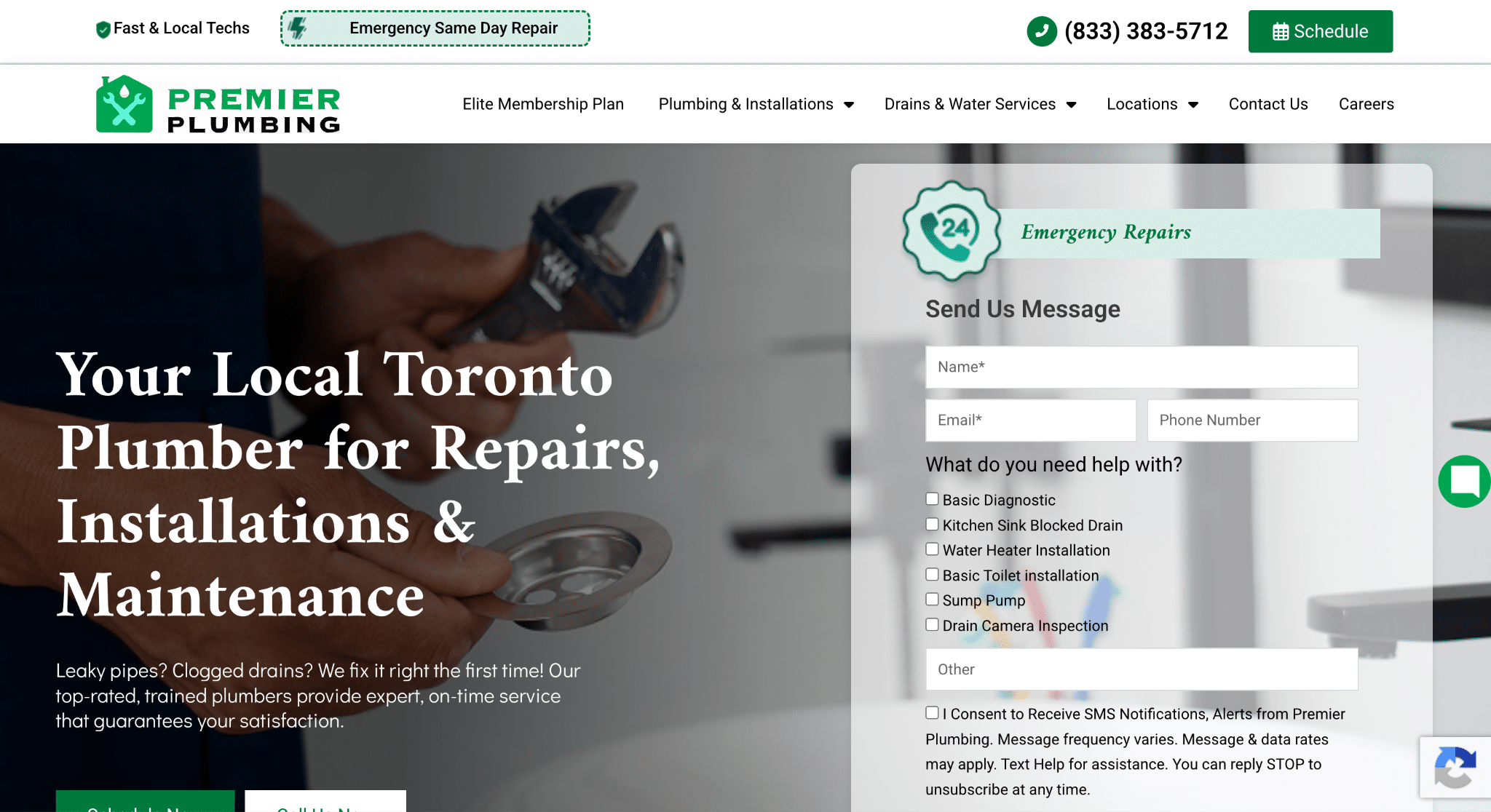 Premier Plumbing - Best for 24/7 Emergency Response with Certified Plumbers