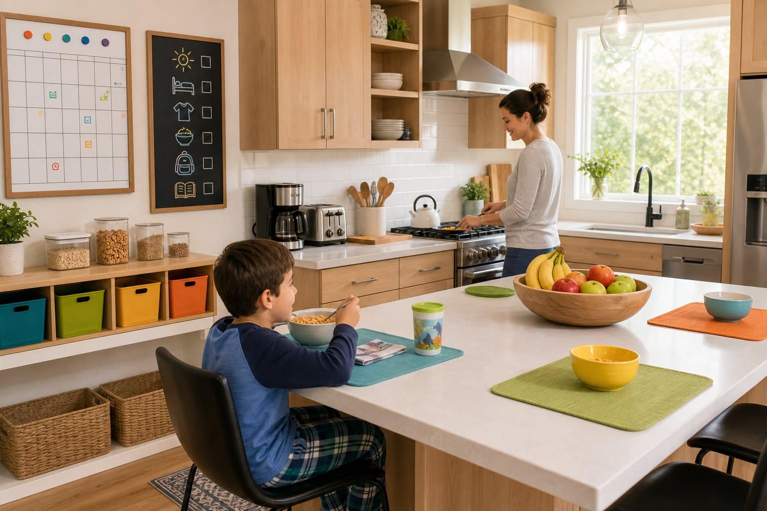The Parent-Friendly Kitchen Setup That Makes Weekday Mornings Simpler